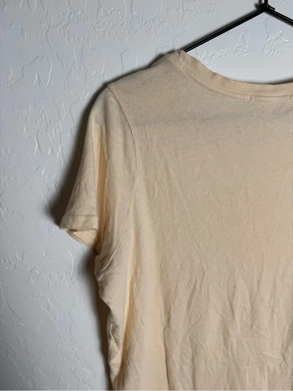 Marine Layer Short Sleeve Tee in Light Cream